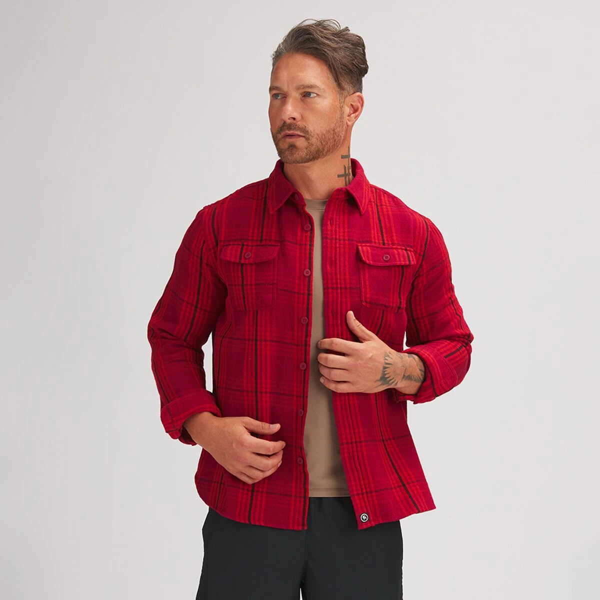 Flannel Button Down Shirt - Men's - Image 5