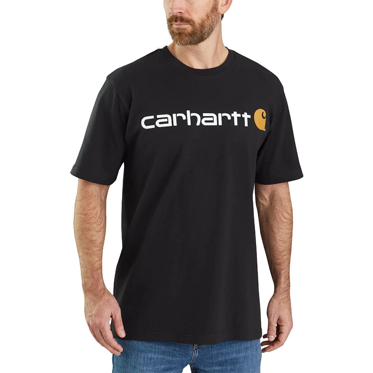 Carhartt Signature Logo Loose Fit Short-Sleeve T-Shirt - Men's - Image 2
