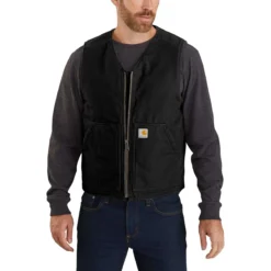 Carhartt Washed Duck Sherpa Lined Vest - Men's