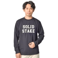 Snow Peak Solid Stake Felt Logo Long-Sleeve T-Shirt - Men's
