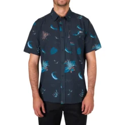 Salty Crew Ernesto Short-Sleeve Perforated Tech Woven Shirt - Men's