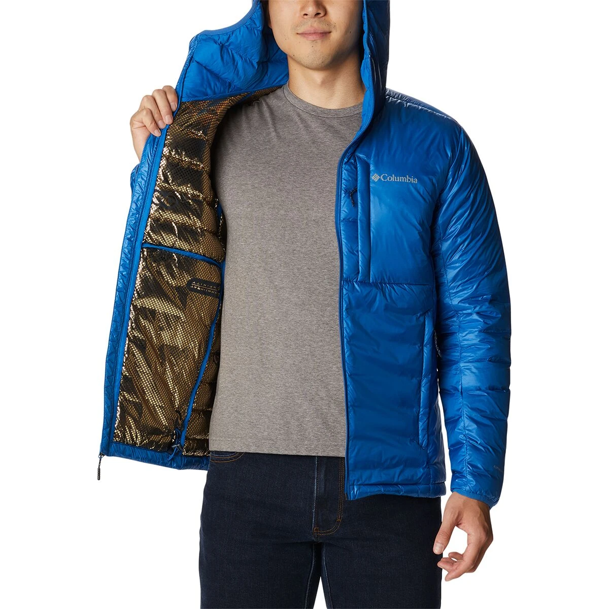 Columbia Infinity Summit Double Wall Down Hooded Jacket - Men's - Image 9
