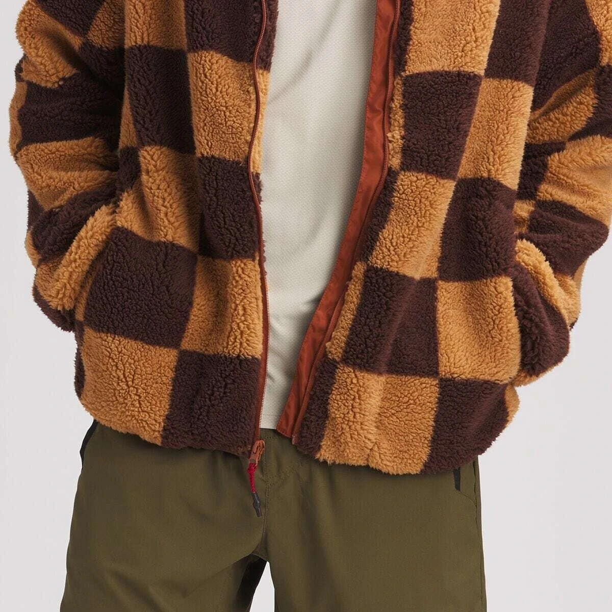 Stoic MTN Checker Sherpa Full-Zip Jacket - Men's - Image 6