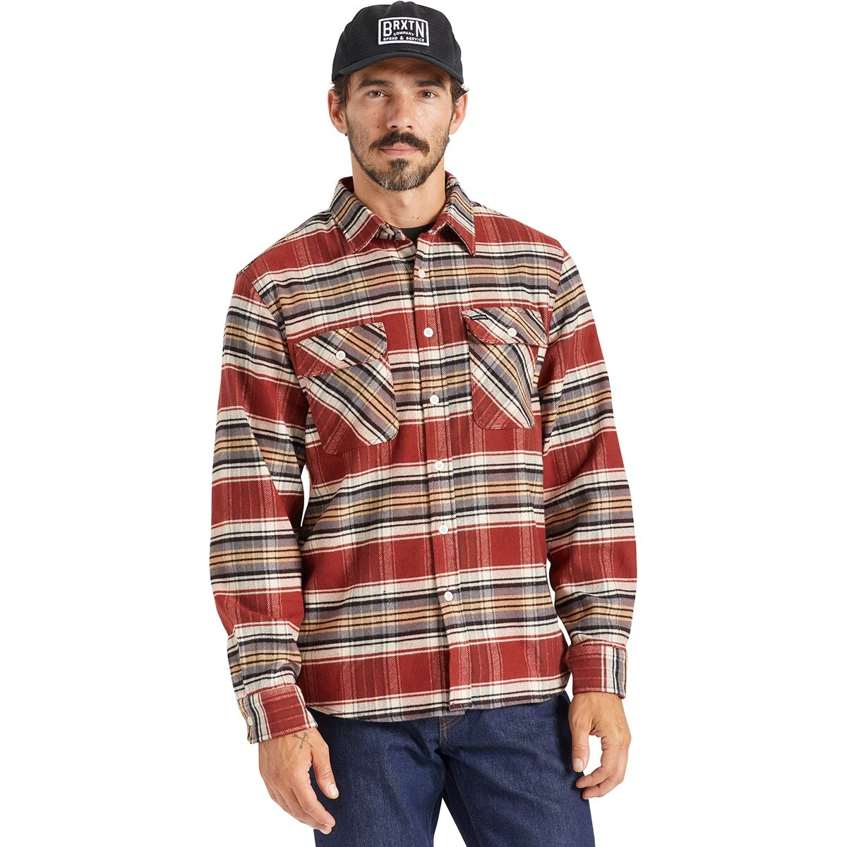 Brixton Bowery Stretch X Flannel Shirt - Men's - Image 6