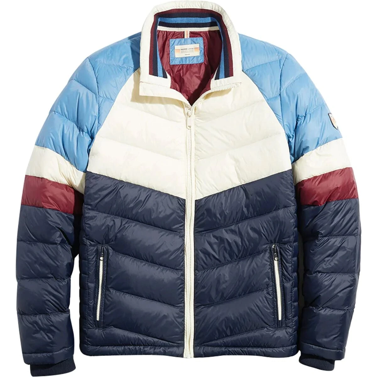 Marine Layer Zurich Colorblock Puffer - Men's