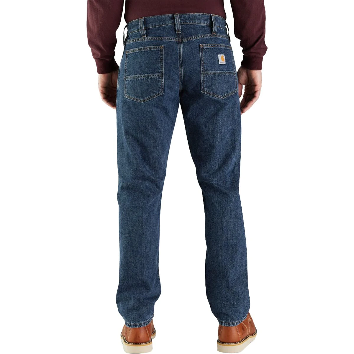 Carhartt Relaxed Fit Flannel-Lined 5-Pocket Jean - Men's