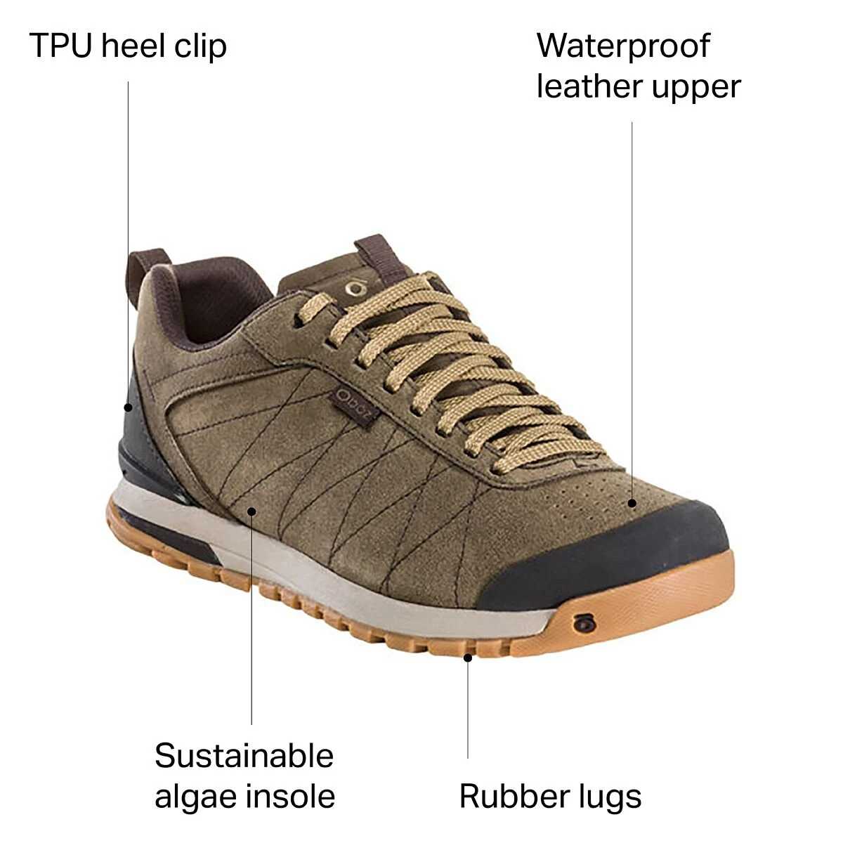 Oboz Bozeman Low Leather Shoe - Men's - Image 4