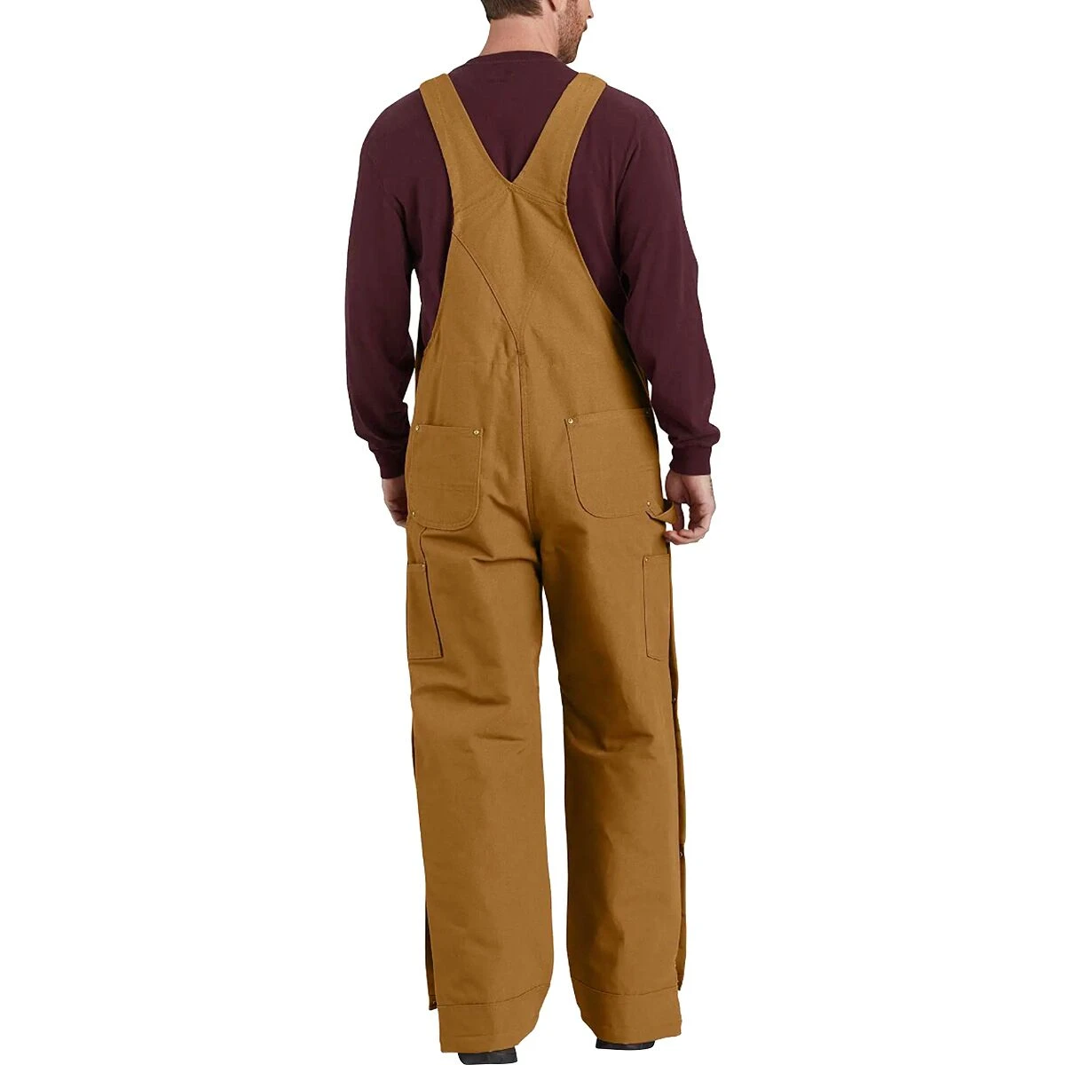 Carhartt Firm Duck Insulated Bib Overall - Men's - Image 4