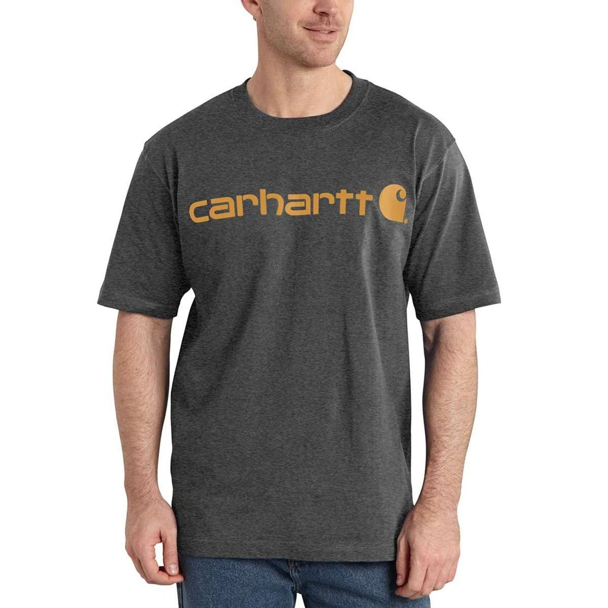 Carhartt Signature Logo Loose Fit Short-Sleeve T-Shirt - Men's - Image 3