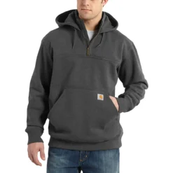 Carhartt Rain Defender Paxton Hooded Mock-Zip Sweatshirt - Men's