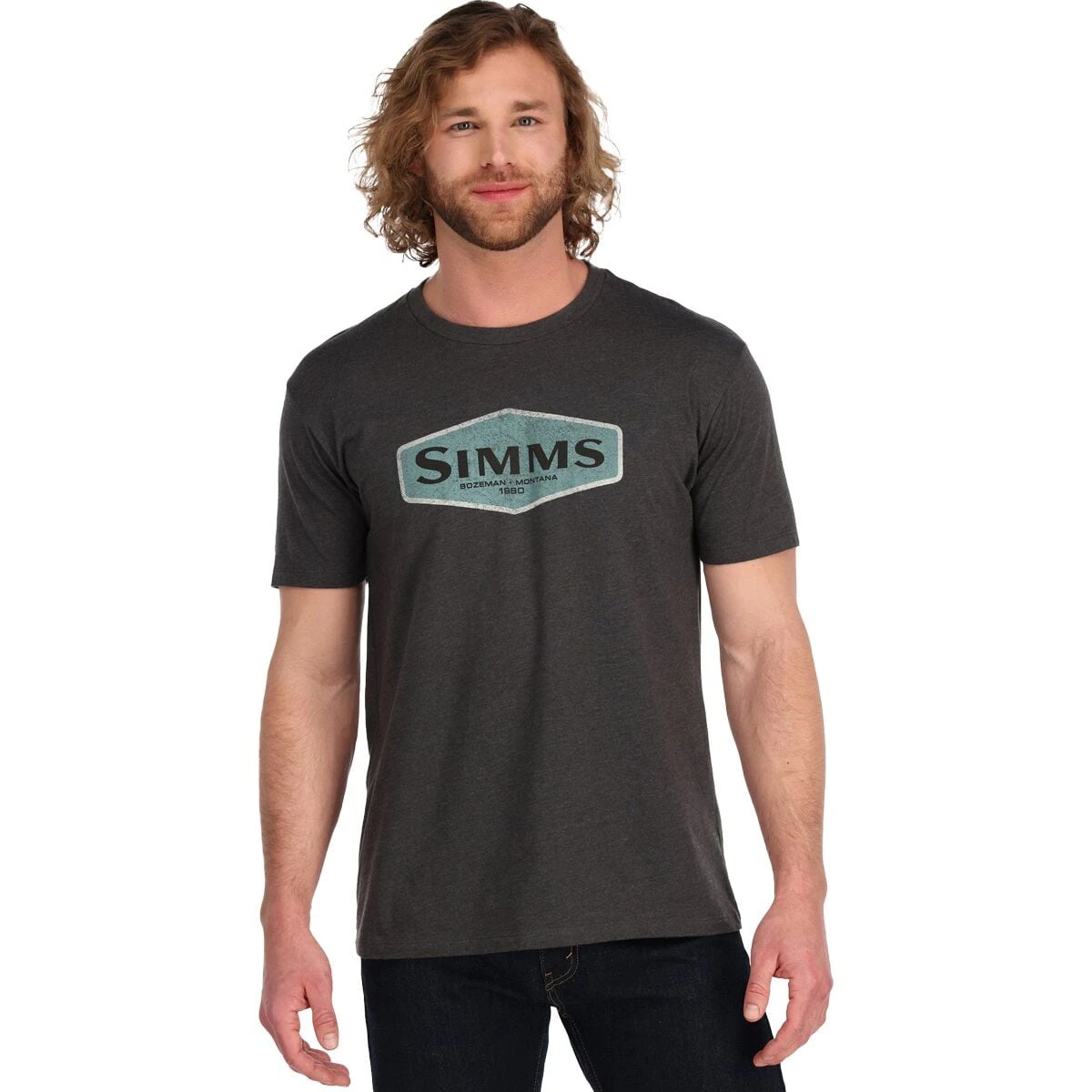 Simms Logo Frame T-Shirt - Men's - Image 4