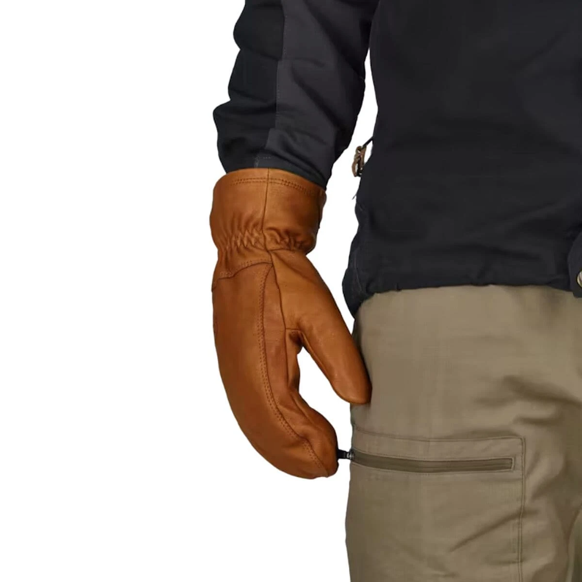 Hestra Senja Wool Terry Mitten - Image 2