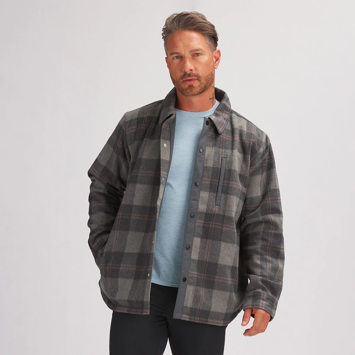 Heavyweight Flannel Shirt Jacket - Men's - Image 6