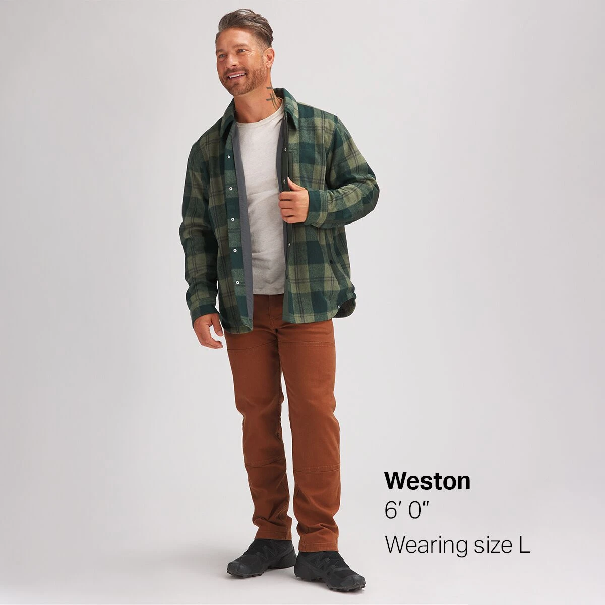 Heavyweight Flannel Shirt Jacket - Men's - Image 2