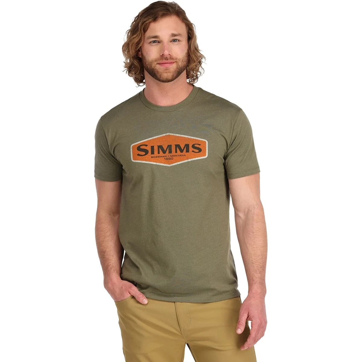 Simms Logo Frame T-Shirt - Men's - Image 2