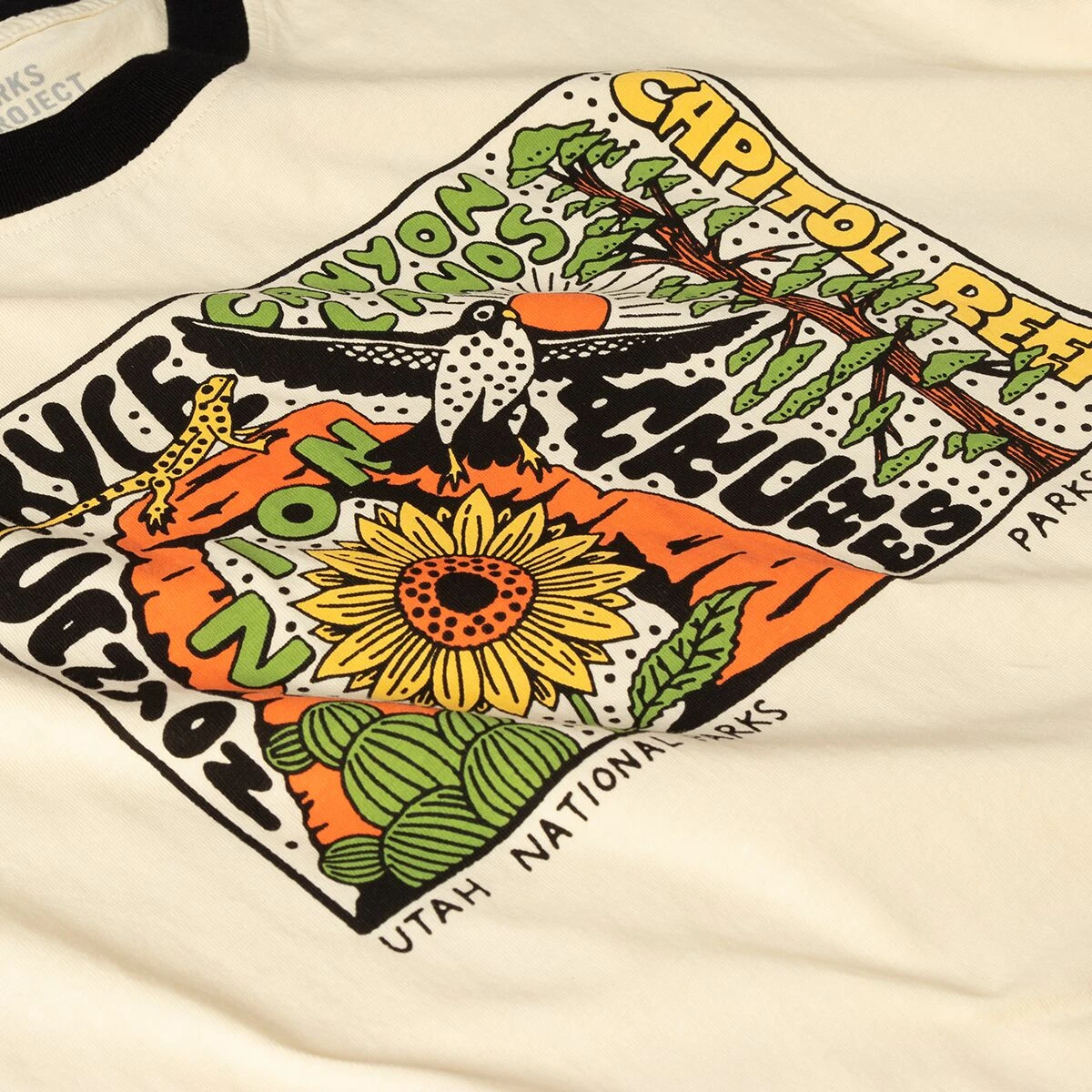 Utah Snapshot Ringer T-Shirt - Image 2