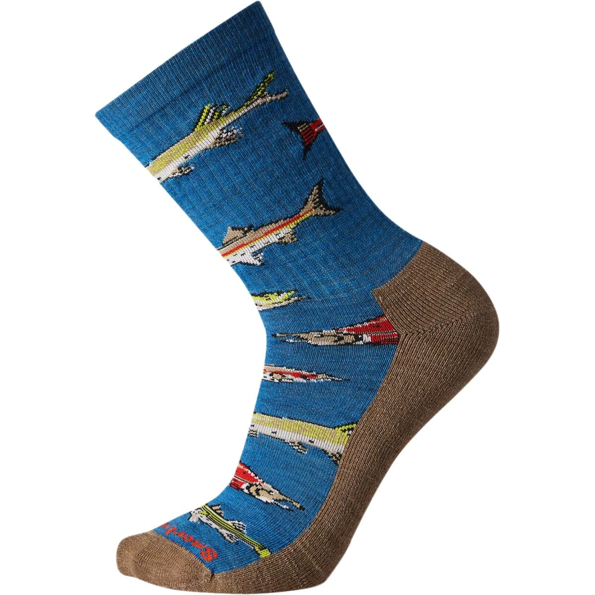 Smartwool Hike Light Fish Pattern Crew Sock - Image 2