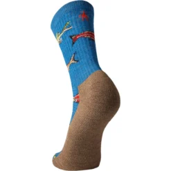 Smartwool Hike Light Fish Pattern Crew Sock