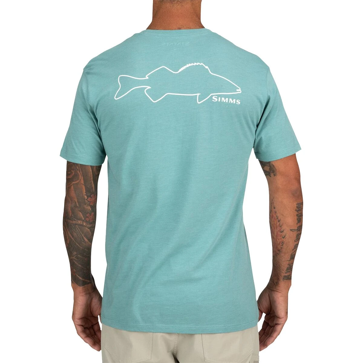 Simms Walleye Outline T-Shirt - Men's - Image 2
