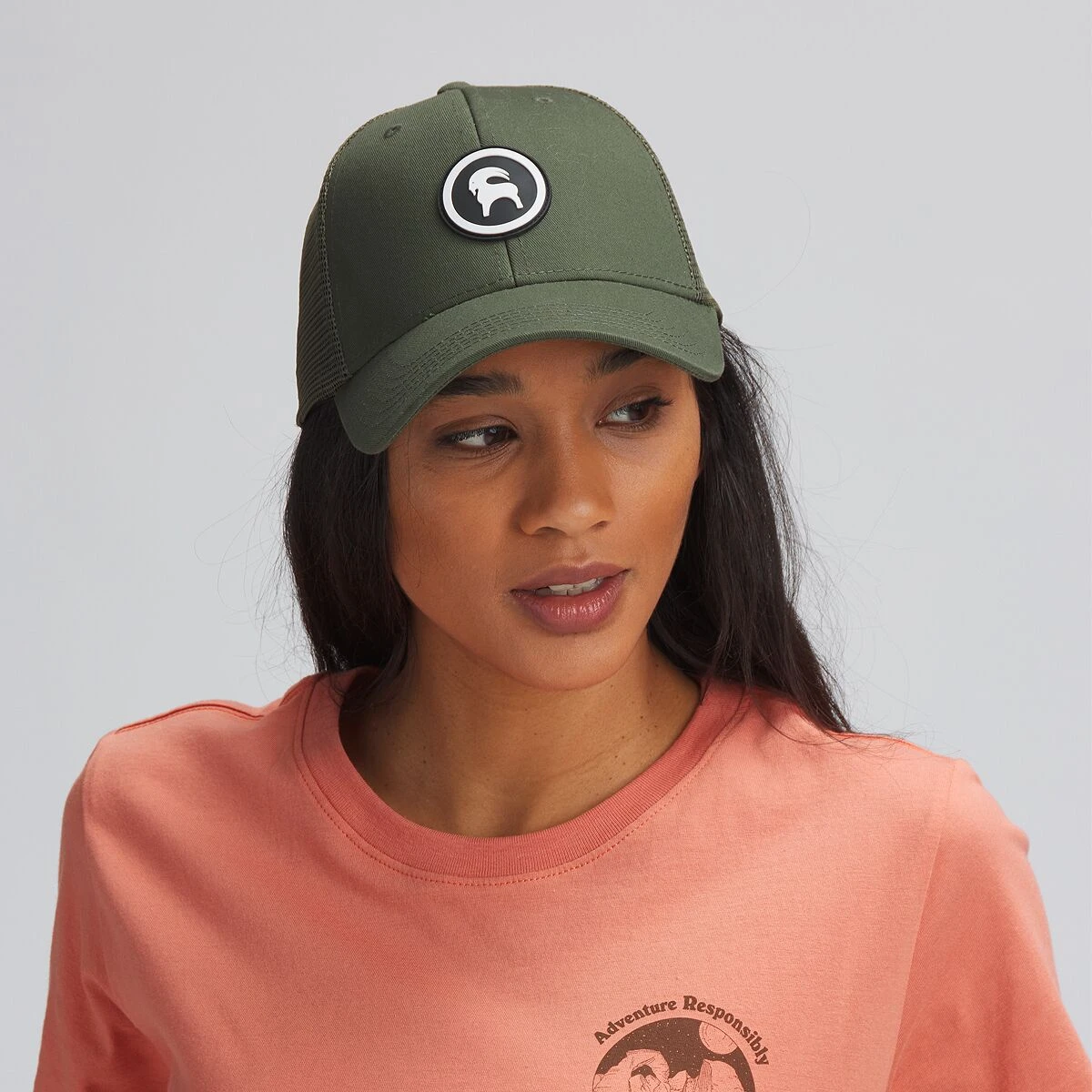 Patch Goat Trucker Hat - Image 4