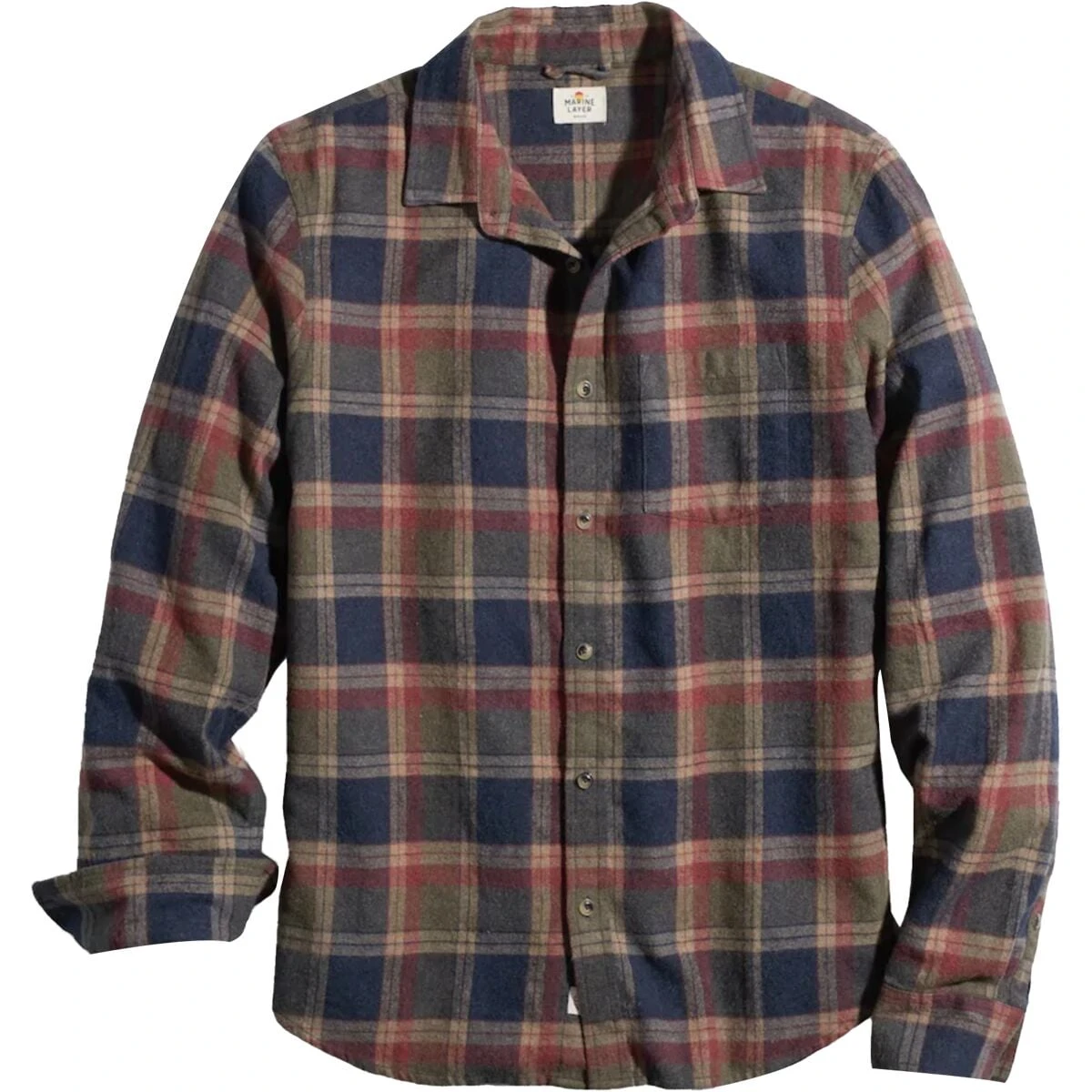 Marine Layer Classic Fit Long-Sleeve Balboa Button Down Shirt - Men's - Image 4