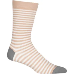 Icebreaker Lifestyle Fine Gauge Crew Stripe Sock - Men's
