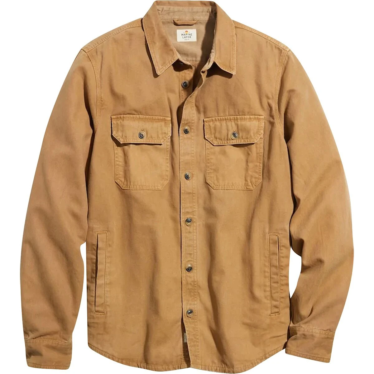 Marine Layer Broken In Canvas Overshirt - Men's - Image 5