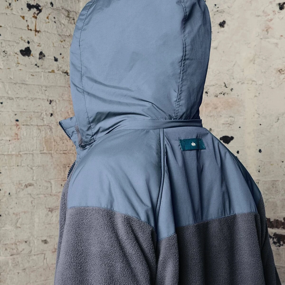 Alpha Industries Mixed Media Fleece Full-Zip Hoodie - Men's - Image 10