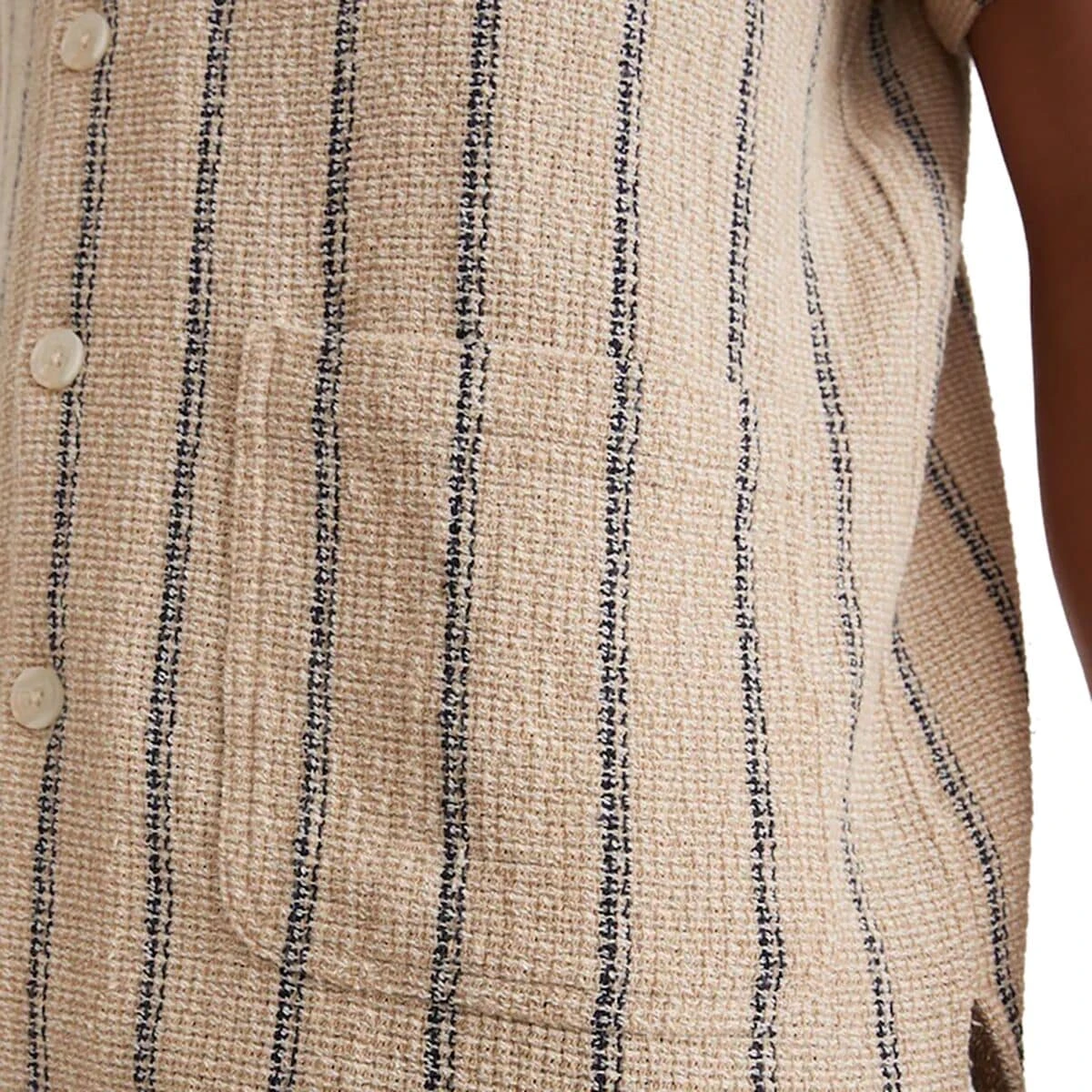 Marine Layer Open Weave Stripe Camp Shirt - Men's - Image 5