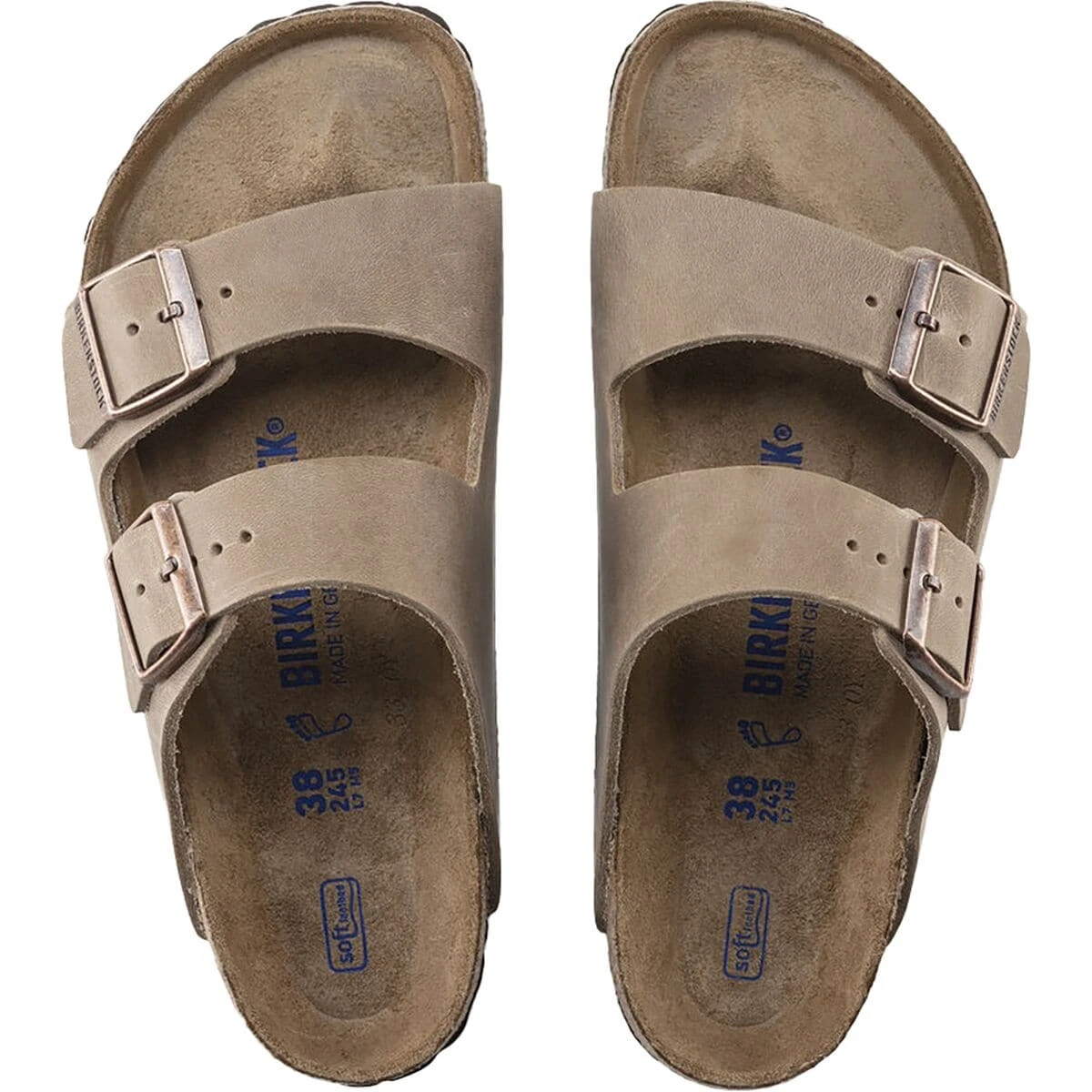 Birkenstock Arizona Soft Footbed Leather Sandal - Men's