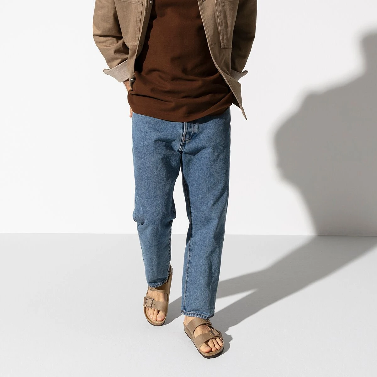 Birkenstock Arizona Soft Footbed Leather Sandal - Men's - Image 5