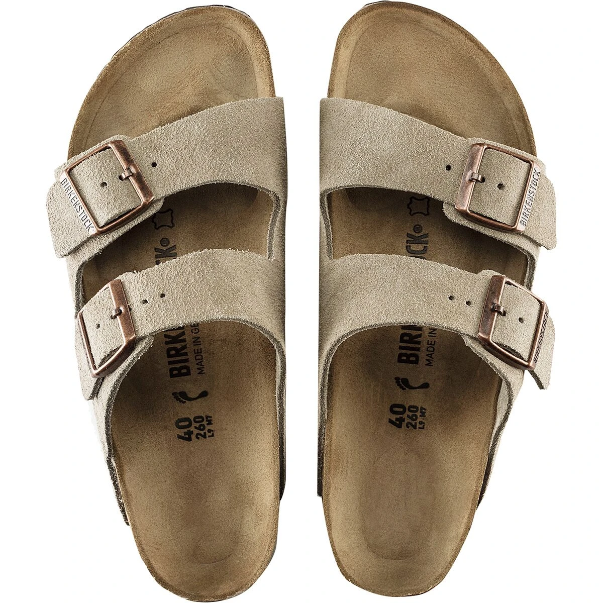 Birkenstock Arizona Suede Sandal - Men's - Image 7