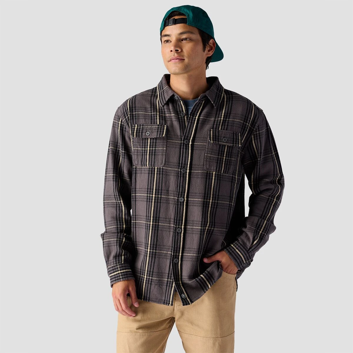 Flannel Button Down Shirt - Men's - Image 7