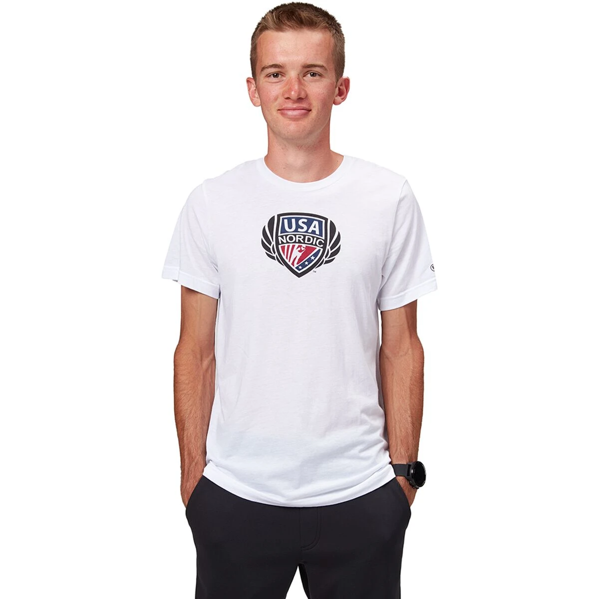 USA Nordic Crest Logo T-Shirt - Men's